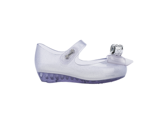 Mini Melissa Mini Ultragirl Stars BB - Clear Glitter White, Grendene, cf-size-10, cf-size-5, cf-size-7, cf-type-shoes, cf-vendor-grendene, Flower Shoe, Grendene, Grendene Mini Melissa, Mini M