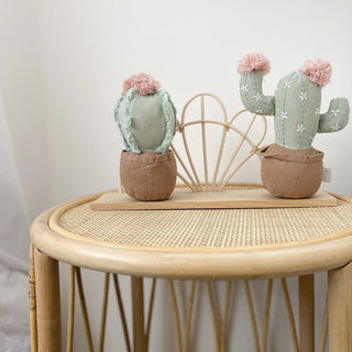 Mon Ami Cactus Pot Shelf Sitter (Set of 2), Mon Ami, Arizona, Cactu, Cactus, cf-type-toys, cf-vendor-mon-ami, Mon Ami, Mon Ami Cactus, Mon Ami Designs, Plush, Stuffed Animal, Toys - Basically