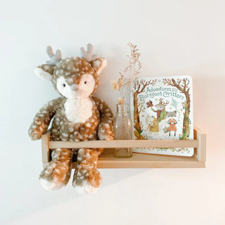 Mon Ami Fiona The Fawn Plush Toy, Mon Ami, Fawn, Fawn Plush, Fawn Stuffed Animal, Fleurette Fawn, Mon Ami, Mon Ami Designs, Plush Doll, Stuffed Animals - Basically Bows & Bowties