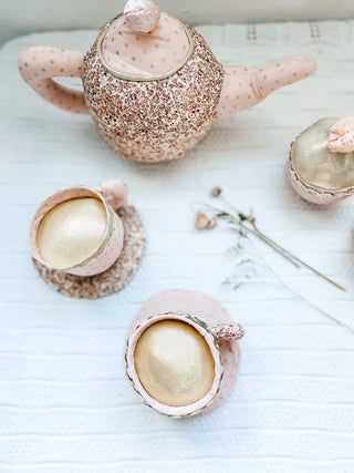 Mon Ami Plush Floral Toy Tea Set (3pc), Mon Ami, Floral Tea Party, Mon Ami, Mon Ami Designs, Mon Ami Plush Floral Toy Tea Set (3pc), Plush, Plush Cupcake, Plush Tea Party, Tea Party, Tea Part