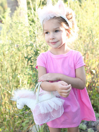 Mon Ami Ophelia Unicorn Plush Toy in Purse, Mon Ami, cf-type-stuffed-animals, cf-vendor-mon-ami, Mon Ami, Mon Ami Designs, Mon Ami Unicorn, Ophelia, Ophelia Unicorn Plush Toy in Purse, Plush 