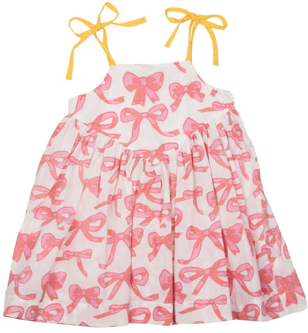 Pink Chicken Mauveglow Bows Monroe Dress, Pink Chicken, Big Girls Clothing, Dress, Dress for Girls, Dresses for Girls, Els PW 5060, Little Girls Clothing, Little Girls Dress, Little Girls Dre