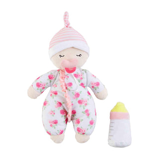 Mud Pie Baby Doll Plush Set, Mud Pie, Baby Doll, Baby Doll Plush Set, cf-type-dolls, cf-vendor-mud-pie, Mud Pie, Mud Pie Baby Doll, Plush Baby, Plush Baby Doll, Dolls - Basically Bows & Bowti