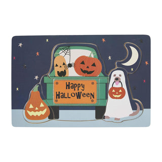 Mud Pie Halloween Wooden Puzzle, Mud Pie, Boo Basket, CM22, Halloween, Halloween Puzzle, JAN23, Mud Pie, Mud Pie Halloween, Mud Pie Halloween Wooden Puzzle, Mud Pie Puzzle, Mud Pie Toys, Puzz