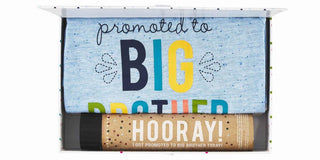 Mud Pie Promoted Sibling Set, Mud Pie, Big Brother, Big Brother Shirt, Big Sister, Big Sister Tee, cf-type-shirts-&-tops, cf-vendor-mud-pie, JAN23, Mud Pie, Mud Pie Sibling, Promoted to Big B