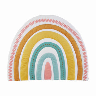 Mud Pie Rainbow Play Mat, Mud Pie, Baby Toy, cf-type-toy, cf-vendor-mud-pie, CM22, JAN23, Mud Pie Play Mat, Mud Pie Rainbow Play Mat, Play Mat, Rainbow Play Mat, Toy, Tumy Time, Toy - Basical