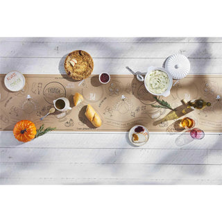 Mud Pie Thanksgiving Kraft Table Runner, Mud Pie, Arts and Crafts, cf-type-table-runners, cf-vendor-mud-pie, CM22, JAN23, Mud Pie, Mud Pie Thanksgiving, Table Runner, Thanksgiving, Thanksgivi