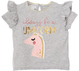 Mud Pie Always be a Unicorn Bamboo Tee, Mud Pie, JAN23, Shirt - Basically Bows & Bowties