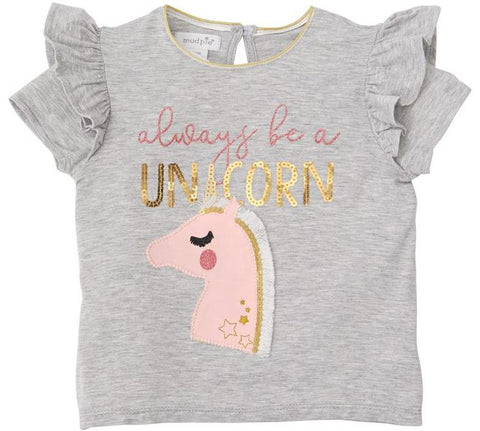 Mud Pie Always be a Unicorn Bamboo Tee, Mud Pie, JAN23, Shirt - Basically Bows & Bowties