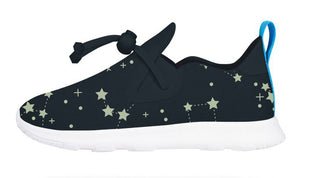 Native Apollo Moc Star Print - Darknite/Shell White (Glow in the Dark), Native, Darknite, Glow in the Dark, Glow in the Dark Stars, Kids Shoes, Native Apollo, Native Apollo Moc, Native Child,