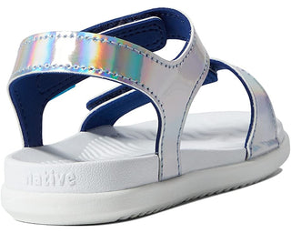 Native Charley Sandals - Hologram / Shell White, Native, cf-size-c4, cf-size-c5, cf-type-sandals, cf-vendor-native, Charley, Charley Sandals, Girls Sandal, Hologram, Native Charley, Native Ch