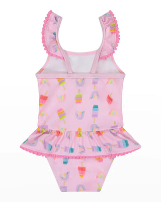 Andy & Evan Pink Popsicle Infant Swimsuit & Hat Set, Andy & Evan, Andy & Evan, Andy & Evan Pink Popsicle Infant Swimsuit & Hat Set, Andy & Evan Rashguard, Andy & Evan Swimwear, Andy and e/van