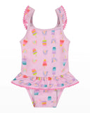 Andy & Evan Pink Popsicle Infant Swimsuit & Hat Set, Andy & Evan, Andy & Evan, Andy & Evan Pink Popsicle Infant Swimsuit & Hat Set, Andy & Evan Rashguard, Andy & Evan Swimwear, Andy and e/van