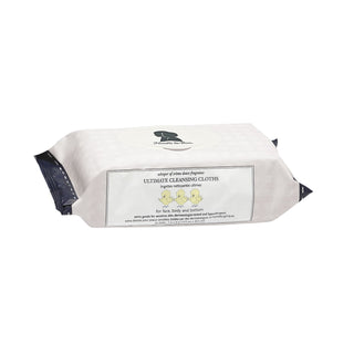 Noodle & Boo Ultimate Cleansing Cloths for bath and body, soft fabric with gentle cleansing solution, ideal for sensitive skin.