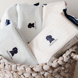 Noodle & Boo Ultimate Cleansing Cloths for bath and body, soft wipes with gentle cleansing formula, suitable for sensitive skin.