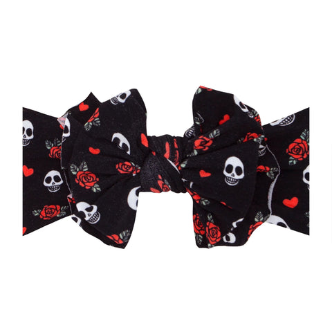 Baby Bling Skull N Rose Printed FAB Headband, Baby Bling, Baby Baby Bling Headbands, Baby Bling, Baby Bling FAB-BOW-LOUS, Baby Bling Fall 2022, Baby Bling Headband, Baby Bling Headbands, Baby