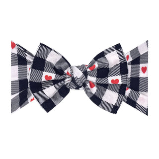 Baby Bling Plaid Heart Printed Knot Headband, Baby Bling, Baby Baby Bling Headbands, Baby Bling, Baby Bling Fall 2022, Baby Bling Headband, Baby Bling Headbands, Baby Bling Printed Knot Headb
