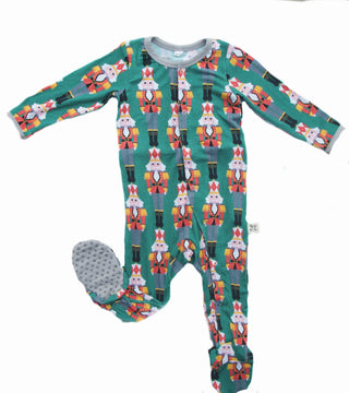 Kozi & Co Nutcracker Footie, Kozi & co, All Things Holiday, Black Friday, Christmas, Christmas Footie, Christmas in July, Christmas Pajamas, CM22, Cyber Monday, Els PW 8258, End of Year, End 