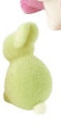 One Hundred 80 Degrees Large Flocked Seated Bunny, One Hundred 80 Degrees, Bunny, cf-vendor-one-hundred-80-degrees, Easter, Easter Basket Ideas, Easter Bunny, Flocked Bunny, One Hundred 80 De
