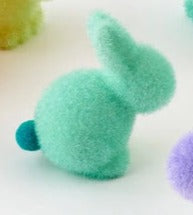 One Hundred 80 Degrees Mini Flocked Seated Bunny, One Hundred 80 Degrees, Bunny, cf-vendor-one-hundred-80-degrees, Easter, Easter Basket Ideas, Easter Bunny, Flocked Bunny, One Hundred 80 Deg