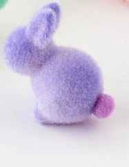 One Hundred 80 Degrees Mini Flocked Seated Bunny, One Hundred 80 Degrees, Bunny, cf-vendor-one-hundred-80-degrees, Easter, Easter Basket Ideas, Easter Bunny, Flocked Bunny, One Hundred 80 Deg