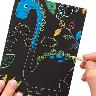 Ooly Mini Scratch & Scribble Art Kit - Dinosaur Day, Ooly, Art Supplies, Arts & Crafts, Dino, Dinosaur, Dinosaur Day Mini Scratch & Scribble Art Kit, EB Boys, Monster, Monsters, Ooly, Ooly Di