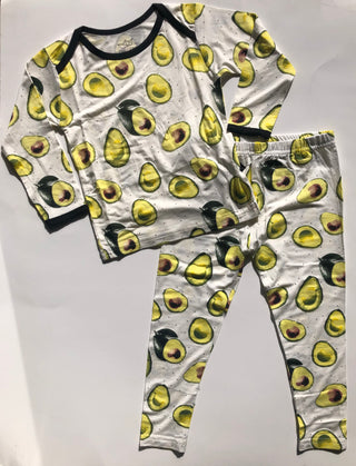 Peregrine Kidswear Avocado Premium Toddler 2pc Pajama Set, Peregrine Kidswear, Bamboo Pajamas, CM22, Pajamas, Peregrine, Peregrine 2pc PAjama Set, Peregrine Kidswear, Peregrine Kidswear Avoca