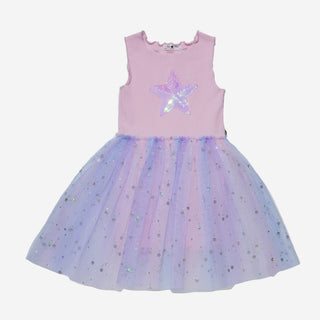 Petite Hailey Multi Daisy Tutu Dress - Purple, Petite Hailey, Birthday Girl, Birthday Girl Outfit, Petite Hailey, Petite Hailey Multi Daisy Tutu Dress, Tutu Dress, Dresses - Basically Bows & 