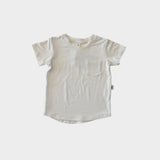 Babysprouts Pocket Tee in Cream, Babysprouts, Baby Sprouts, Babysprout Tee, Babysprouts, Cream, JAN23, Pocket Tee, Baby & Toddler Tops - Basically Bows & Bowties