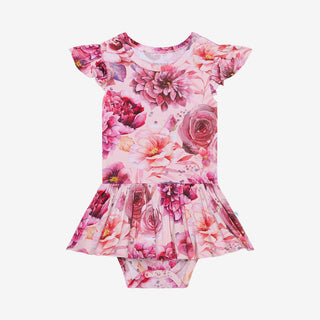 Posh Peanut Amira Ruffled Capsleeve Basic Twirl Skirt Bodysuit, Posh Peanut, Amira, Posh Peanut, Posh Peanut Amira, Posh Peanut Ruffled Caplseeve Basic Twirl Skirt Bodysuit, Posh Peanut S/S R