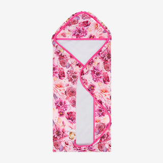 Posh Peanut Amira Ruffled Hooded Towel, Posh Peanut, Amira, Floral, Hooded Towel, Posh Peanut, Posh Peanut Amira, Posh Peanut Hooded Towel, Posh Peanut Ruffled Hooded Towel, Posh Peanut Towel