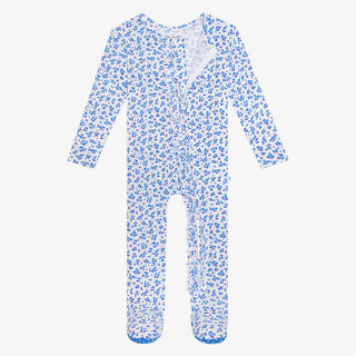 Posh Peanut Andina Ruffled Zippered Footie, Posh Peanut, Andina, Posh Peanut, Posh Peanut Footie, Posh Peanut Footie with Zipper, Posh Peanut Ruffled Zippered Footie, Posh Peanut Zippered Foo