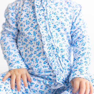 Posh Peanut Andina Ruffled Zippered Footie, Posh Peanut, Andina, Posh Peanut, Posh Peanut Footie, Posh Peanut Footie with Zipper, Posh Peanut Ruffled Zippered Footie, Posh Peanut Zippered Foo