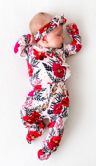 Posh Peanut Chloe Ruffled Kimono Set, Posh Peanut, Posh Peanut, Posh Peanut 3-piece set includes headband, Posh Peanut Chloe, Posh Peanut Chloe Ruffled Kimono Set, Posh Peanut Fall 2020, Posh