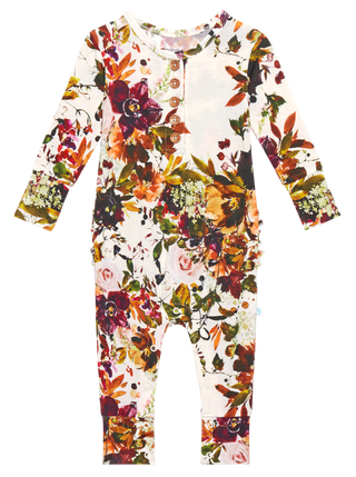 Posh Peanut Corinne L/S Ruffled Henley Romper, Posh Peanut, Corinne, Corrinne, Posh Peanut, Posh Peanut Corinne, Posh Peanut Corinne L/S Ruffled Henley Romper, Posh Peanut Corrine, Posh Peanu