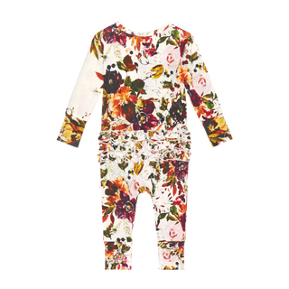 Posh Peanut Corinne L/S Ruffled Henley Romper, Posh Peanut, Corinne, Corrinne, Posh Peanut, Posh Peanut Corinne, Posh Peanut Corinne L/S Ruffled Henley Romper, Posh Peanut Corrine, Posh Peanu