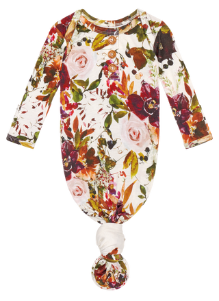 Posh Peanut Corinne Wood Button Knotted Gown, Posh Peanut, Corinne, Corrinne, Knotted Gown, Posh Peanut, Posh Peanut Button Knotted Gown, Posh Peanut Corinne, Posh Peanut Corinne Wood Button 