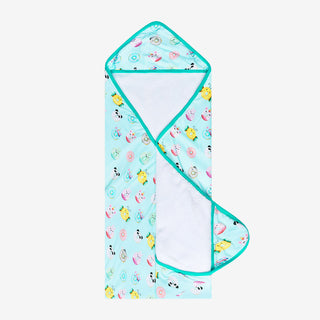 Posh Peanut Donuts Hooded Towel, Posh Peanut, Donuts, Hooded Towel, Posh Peanut, Posh Peanut Donuts, Posh Peanut Hooded Towel, Posh Peanut Towel, POSH40, Hooded Towel - Basically Bows & Bowti