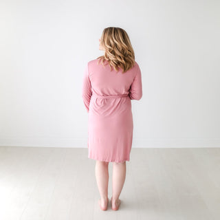 Posh Peanut Dusty Rose Mommy Robe, Posh Peanut, Maternity Robe, Nursing Robe, Posh Custom Sale, Posh Peanut, Posh Peanut Dusty Rose, Posh Peanut Dusty Rose Mommy Robe, Posh PEanut Mommy Robe,