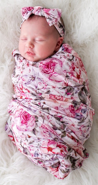 Posh Peanut Elise Floral Swaddle & Headband Set, Posh Peanut, Cyber Monday, Posh Peanut, Posh Peanut Elise Floral, Posh Peanut Elise Floral Swaddle & Headband Set, Posh Peanut Swaddle & Headb