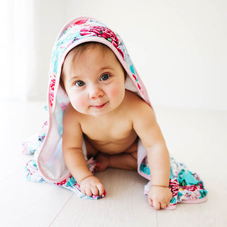 Posh Peanut Eloise Ruffled Hooded Towel, Posh Peanut, Hooded Towel, Posh Custom Sale, Posh Peanut, Posh Peanut Eloise, Posh Peanut Eloise Ruffled Hooded Towel, Posh Peanut Hooded Towel, Posh 