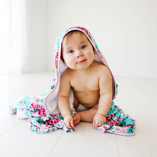 Posh Peanut Eloise Ruffled Hooded Towel, Posh Peanut, Hooded Towel, Posh Custom Sale, Posh Peanut, Posh Peanut Eloise, Posh Peanut Eloise Ruffled Hooded Towel, Posh Peanut Hooded Towel, Posh 