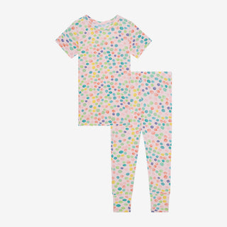 Posh Peanut Estelle S/S Basic Loungewear, Posh Peanut, cf-size-18-24-months, cf-type-pajama-set, cf-vendor-posh-peanut, Estelle, Floral, Pajama, Pajamas, Posh Peanut, Posh Peanut Estelle, Pos