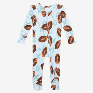 Posh Peanut Field Day Zippered Footie, Posh Peanut, Football, Posh Peanut, Posh Peanut Fall 2021, Posh Peanut Field Day, Posh Peanut Field Day Zippered Footie, Posh Peanut Football, Posh Pean