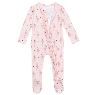 Posh Peanut Frida Ruffled Zippered Footie, Posh Peanut, Footie with Zipper, Posh Peanut, Posh Peanut Flamingo, Posh Peanut Footie, Posh Peanut Footie with Zipper, Posh Peanut Frida, Posh Pean