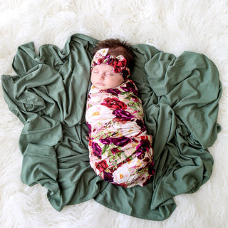 Posh Peanut Gracie Floral Swaddle & Headband Set, Posh Peanut, Cyber Monday, Posh Peanut, Posh Peanut Gracie Floral, Posh Peanut Gracie Floral Swaddle & Headband Set, Posh Peanut Gracie Flora