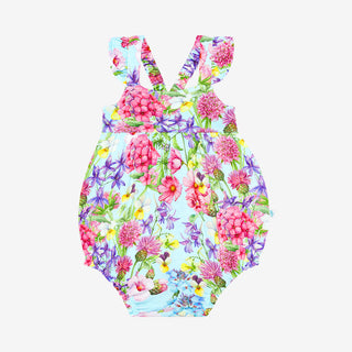 Posh Peanut Hadley Ruffled Capsleeve Bubble Romper, Posh Peanut, Hadley, Posh Peanut, Posh Peanut Hadley, Posh Peanut Ruffled Caplseeve Bubble Romper, Posh Peanut Ruffled Capsleeve Bubble Rom