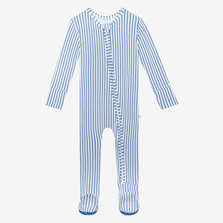 Posh Peanut Harrison Zippered Footie, Posh Peanut, Harrison, Posh Peanut, Posh Peanut Footie, Posh Peanut Footie with Zipper, Posh Peanut Zippered Footie, PPSS23, Footie - Basically Bows & Bo