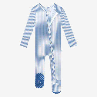 Posh Peanut Harrison Zippered Footie, Posh Peanut, Harrison, Posh Peanut, Posh Peanut Footie, Posh Peanut Footie with Zipper, Posh Peanut Zippered Footie, PPSS23, Footie - Basically Bows & Bo