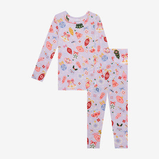 Posh Peanut Holly L/S Basic Loungewear, Posh Peanut, All Things Holiday, Christmas, Christmas Pajama, Christmas Pajamas, Holly, Pajama, Pajamas, Posh Peanut, Posh Peanut L/S Basic Loungewear,